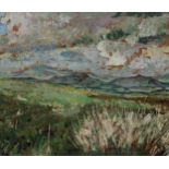 JOHN N LUSK Landscape, signed, oil on board, 37 x 43cm Condition Report:Available upon request