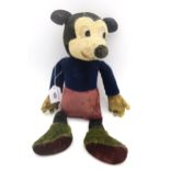 An early velvet Mickey Mouse, measuring approx. 39cm in height Condition Report:Available upon