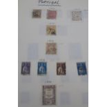 A good world stamp collection with many early examples in six albums with Great Britain, Natal,