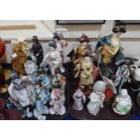 A collection of Geisha figures and others Condition Report:No condition report available.