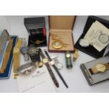 A collection of watches to include Two retro examples by Rotary, and Accurist, a watch by Maurice