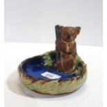 A Royal Doulton Lambeth Koala bear mounted dish Condition Report:Available upon request