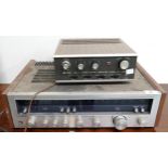 A lot comprising a Trio AM/FM stereo receiver model KR-5600 and a Trio solid state stereo