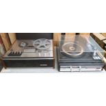 A lot comprising Philips stereo turntable and Philips 4 track 4307 reel to reel tape recorder (2)