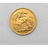 SOVEREIGN COIN George V 1914 8 grams Condition Report:Available upon request