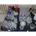 A quantity of cut glass and crystal including Edinburgh Condition Report:No condition report