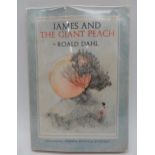 Dahl, Roald James and the Giant Peach Nancy Ekholm Burkert (illus.), Alfred A. Knopf, 1961, orange