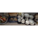 A large collection of assorted ceramics, metalware including EPNS cutlery etc Condition Report:No