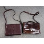 A ladies Cartier leather handbag together with a bag by Marcucchi Condition Report:No condition