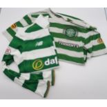 Celtic F.C. Darnell Fisher: a match-worn 2012-13 Home shirt by Nike, size S, no. 41 printed to