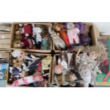 A lot of five boxes of assorted dolls (5) Condition Report:Available upon request