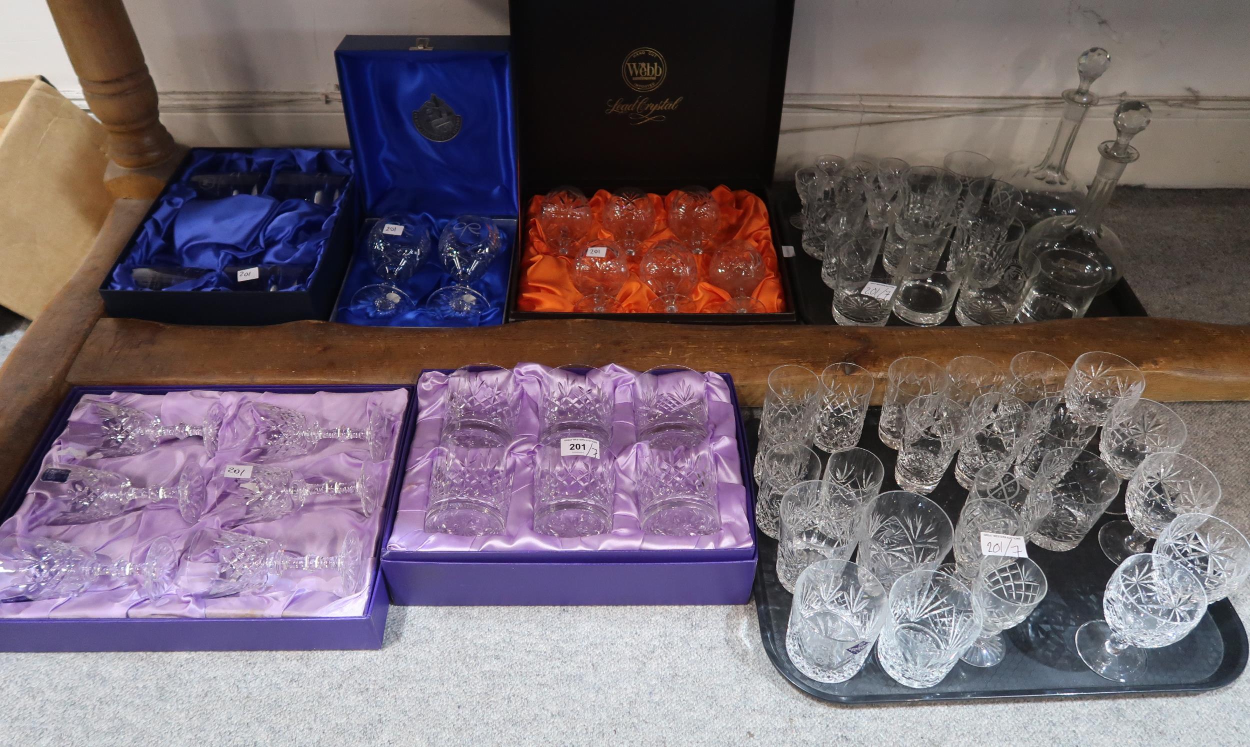 Boxed Edinburgh and Webb crystal etc Condition Report:No condition report available.