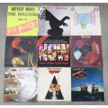 VINYL RECORDS three boxes of vinyl LP rock and roll, pop records with The Shadows, Marvin Welch