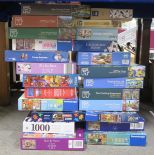 A quantity of modern jigsaw puzzles (25) Condition Report:Available upon request