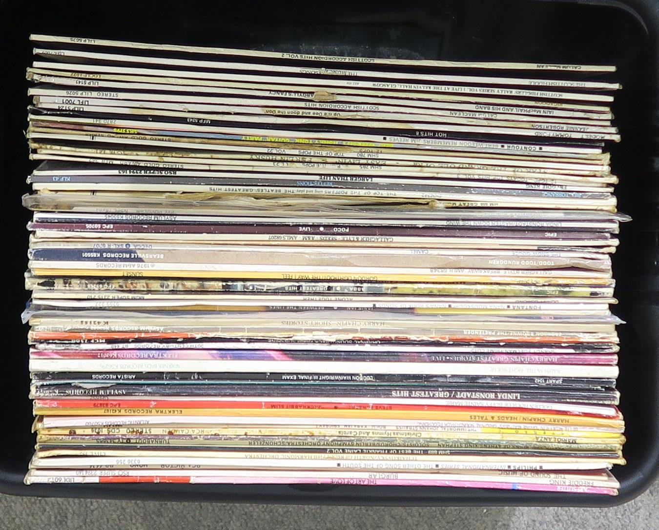 VINYL RECORDS a lot vinyl LP and EP 12" pop, rock, folk, country, soundtrack and spoken word with - Image 3 of 5