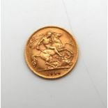 GEORGE V GOLD HALF SOVEREIGN 1914 4 grams Condition Report:Available upon request