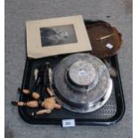 EP coasters and place mats, agate slice clock etc Condition Report:No condition report available.