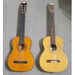 A Manuel Segura nylon strung acoustic guitar together with another Spanish guitar Condition Report: