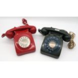 Vintage telephones with Giffnock and Bridge of Weir dial cards Condition Report:Available upon