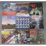 VINYL RECORDS a box of pop, country and easy listening vinyl LP records with The Beatles Please