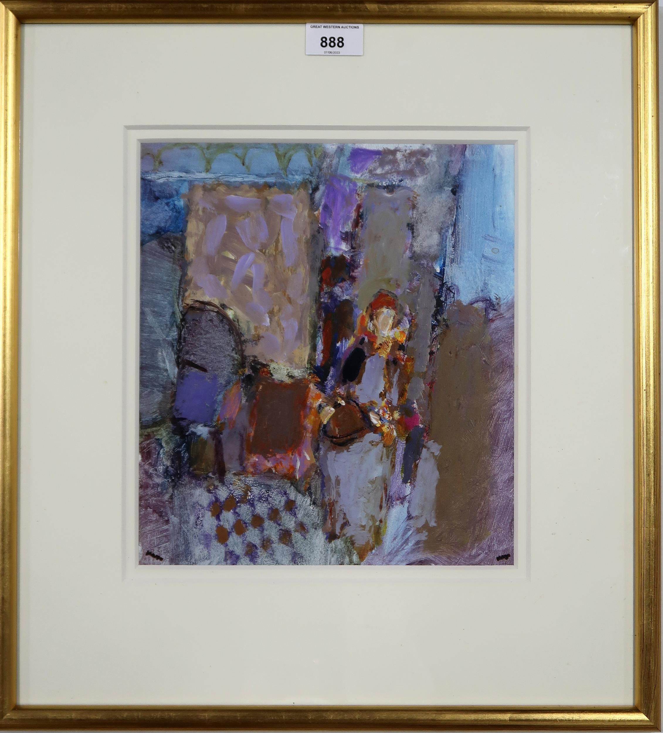 DRUMMOND MAYO (SCOTTISH 1929-2013) CINDERELLA Oil on board, signed lower right and left, 28 x 25cm - Image 2 of 3