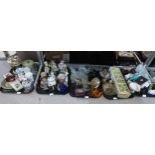A large quantity of assorted ceramics and glass including drinking glasses, ornaments etc