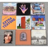 GEORGE HARRISON vinyl LP records with Dark Horse, Thirty Three and 1/3, Extra Texture, Wonderwall