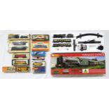 A boxed Hornby 00-Gauge Tornado Express train set, together with other boxed locomotives and