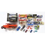 A varied selection of model vehicles, to include Burago 1:18-scale Lamboghini Countach (1988) and