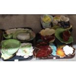 A large collection of Carlton Ware including leaf shaped dishes, other dishes etc Condition Report: