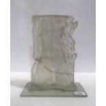 A glass sculpture, purportedly by Dennis Mann Condition Report:Available upon request