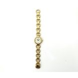 A gold plated ladies Raymond Weil watch, model number 9828 A245030 Condition Report:No condition