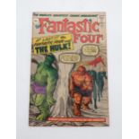 FANTASTIC FOUR #12 (1962) 9d, one of the first Marvel crossover issues, cover art by Jack Kirby,