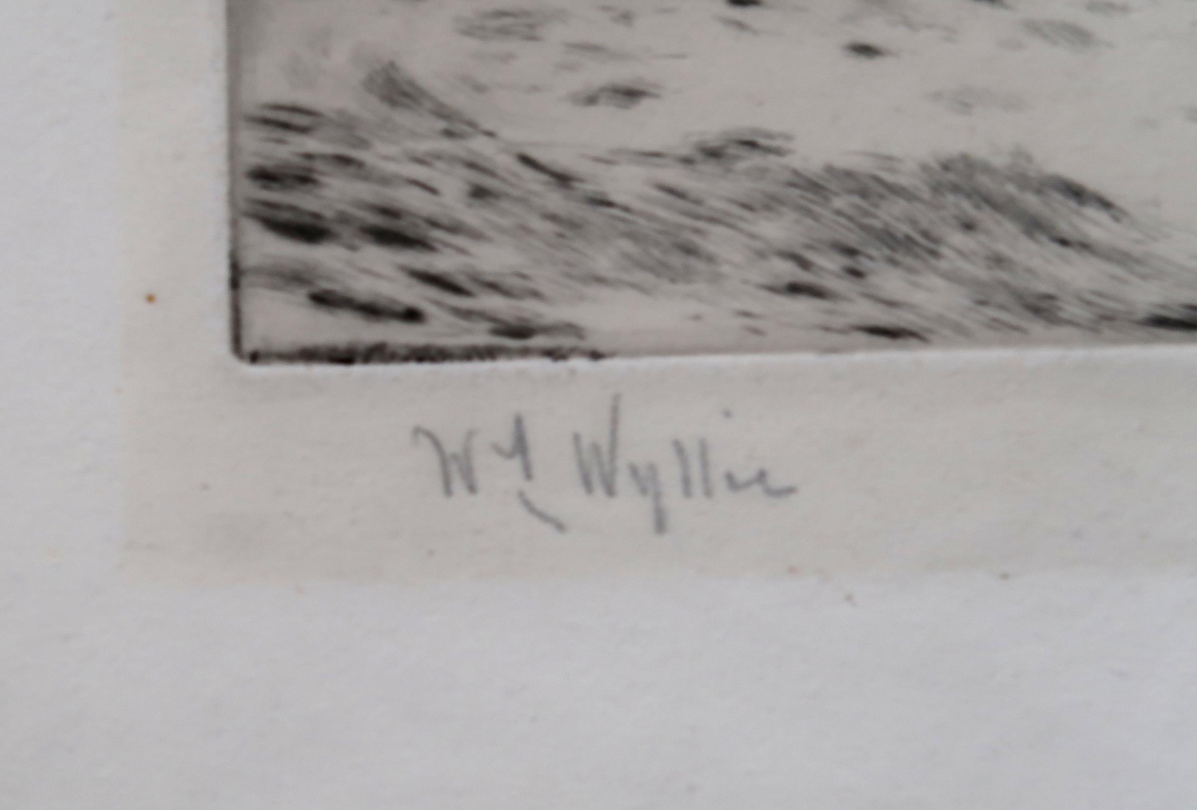 WILLIAM L WYLLIE RA Running home in time, signed, etching, 19 x 24.5cm Condition Report:Available - Image 3 of 3