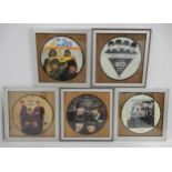 THE BEATLES a lot comprising 7", 45 RPM Single Limited Edition Picture Disc vinyl records on
