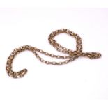 A 9ct gold heavy weight diamond cut belcher chain, length 61cm, weight 21.3gms Condition Report:
