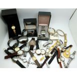 A collection of watches to include Seiko, RC-4000, Avia., Accurist and other items Condition