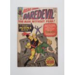 DAREDEVIL #4 (1964) 12¢, origin and first appearance of The Purple Man, cover art by Jack Kirby