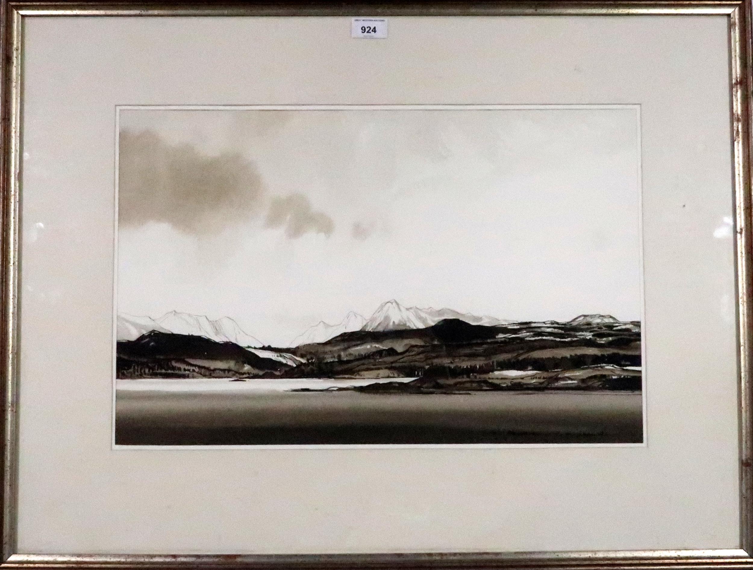 TOM HOVELL SHANKS, Loch Rannoch, 35 x 55cm Condition Report:Available upon request - Image 2 of 3