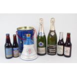 VEUVE CLIQUOT PONSARDIN 75CL 12% Kornet USSR champagne, Bells Old Scotch Whisky 1990 Queen Mother'