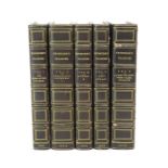 SWINBURNE, ALGERNON CHARLES TRAGEDIES Five volume set, finely fully bound in gilt tooled Morocco