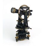 A BRASS THEODOLITE BY STANLEY, LONDON Stamped "37029 Patent" and standing approx. 35cm in height