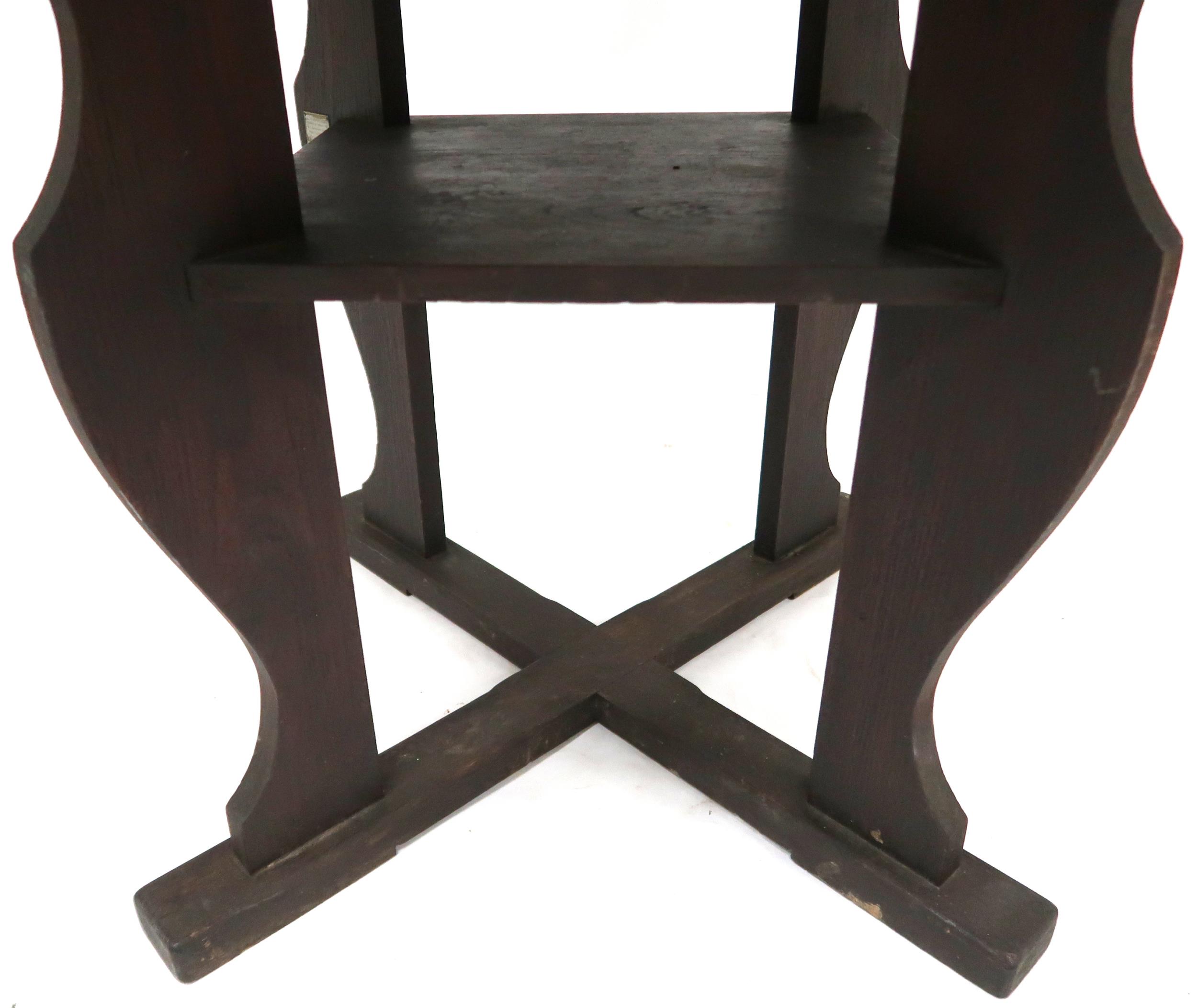 A CIRCA 1935 TEAK HEALS OF LONDON GARDEN TABLE AND CHAIRS  the teak for the suite having been - Image 8 of 13