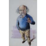 EMILIO COIA (SCOTTISH 1911-1997) PORTRAIT OF THE ARTIST DAVID DONALDSON Pastel, signed lower