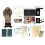 A SUPERB WW2 MEDAL GROUP AND ARCHIVE OF PERSONAL EFFECTS BELONGING TO THE LATE FLIGHT LIEUTENANT