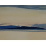 BET LOW ARSA RSW RGI (SCOTTISH 1924-2007) SUNSET Watercolour, signed lower right, 14.25 x 19.75cm (5