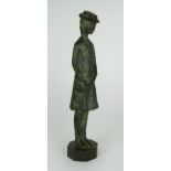 GWYNNETH COBDEN HOLT RBS (BRITISH 1909-1995) CHRISTOBELLE ON SUNDAY  Bronze, with green patina, 33cm