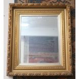 A 20th century gilt framed reproduction wall mirror, 75cm high x 65cm wide  Condition Report: