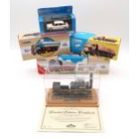 A Bachmann limited edition model "Locomotion Number 1" in Perspex case and retaining original