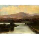 JOHN SMART RSA, RSW, RBA (SCOTTISH 1838-1899) GLEN LYON Oil on canvas, signed lower left, 23 x